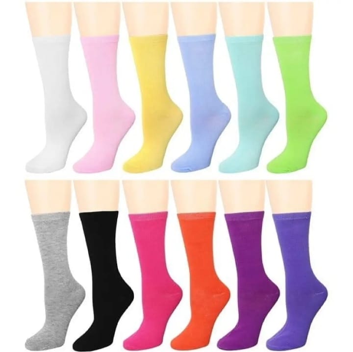 12 pairs ladies socks