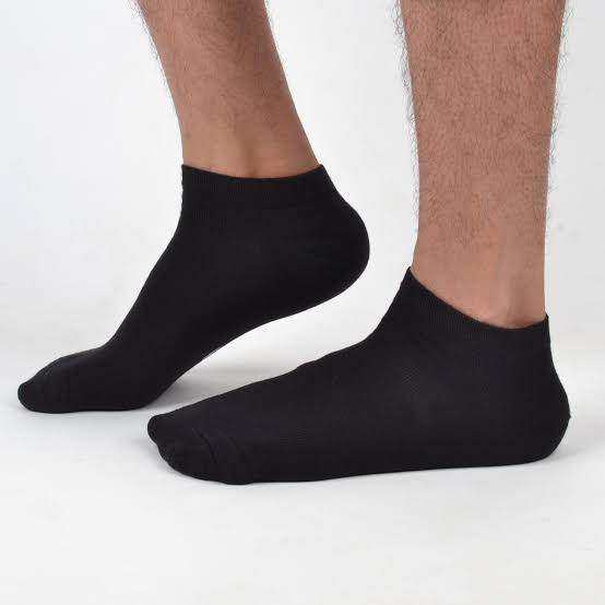 12 Pairs Black ankle Socks Man & Woman
