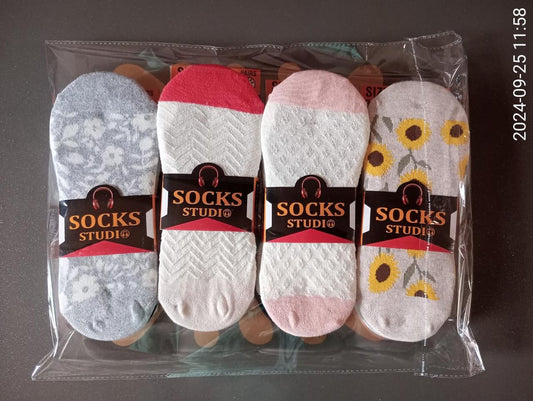 12 pairs Ladies no show socks